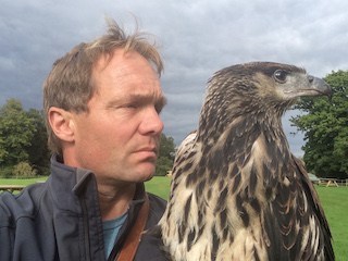 Charlie Heap at the National Centre for Birds of Prey, Duncombe Park, Helmsley UK
